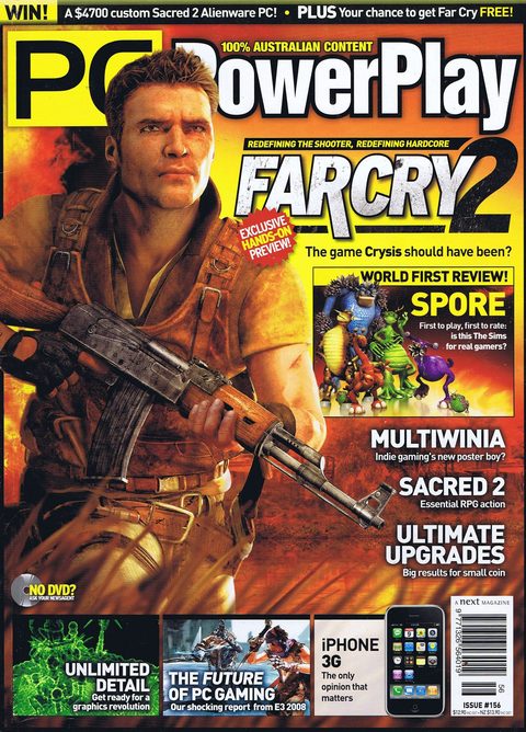 PC PowerPlay #156 · October&nbsp;2008 cover