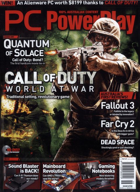 PC PowerPlay #158 · December&nbsp;2008 cover