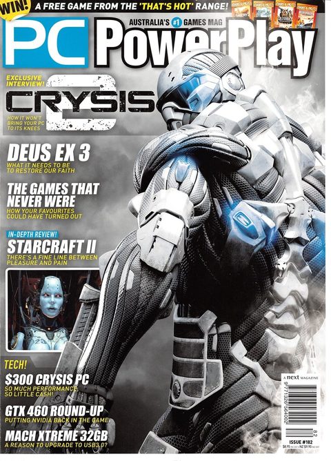 PC PowerPlay #182 · October&nbsp;2010 cover