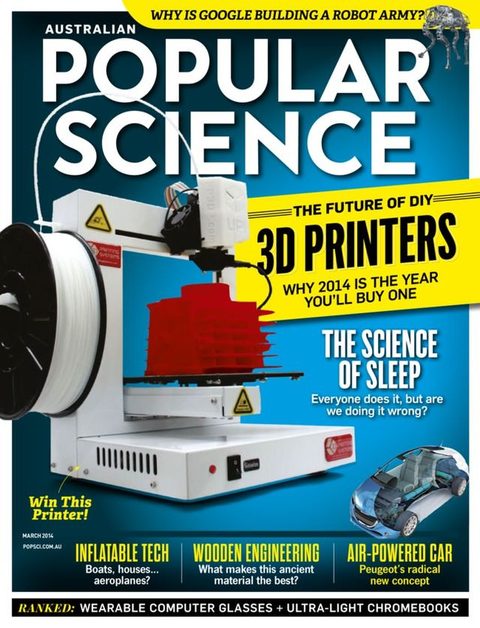 Popular Science March&nbsp;2014 cover