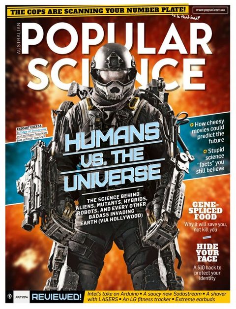 Popular Science July&nbsp;2014 cover
