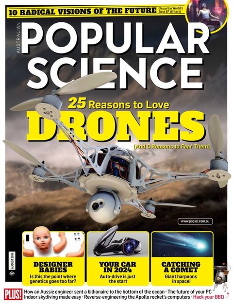 Popular Science August&nbsp;2014 cover